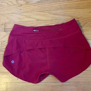 Lululemon Speed Up shorts size 2